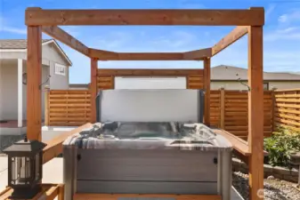 Hot tub included!
