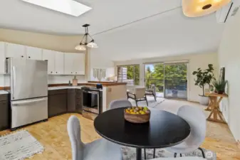 Hardwood in kitchen