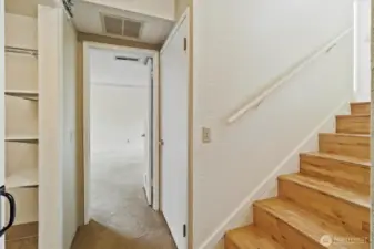 Lower level hall