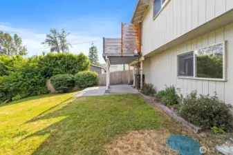Backside of house