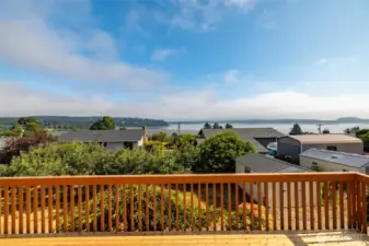 Rebuilt Deck looking onto bay
