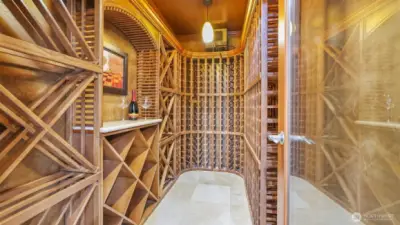 Temperature controlled wine room