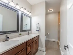 Master Bathroom double vanity