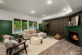 Great natural light in this daylight basement.  This home layout is easily to add in a ADU/MIL for multigenerational living with room to spare.