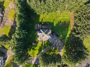 This .973 acre corner lot encompasses a backyard lover's dream! Comes with a lavender garden bed and a few trees in the backyard.