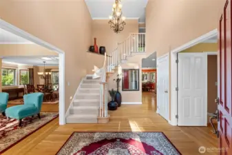 This charming 2-story home encompasses 3400 square feet of 4 bedrooms and 2.75 bathrooms.
