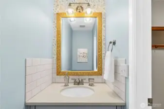 Elegant Powder Room on Main