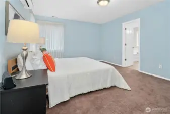 Spacious Primary Bedroom upstairs