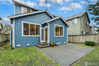 Good size patio for entertaining/relaxing