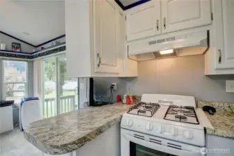 A great kitchen with a view