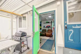 FFlex room with utility sink, use this room for storage or whatever you need