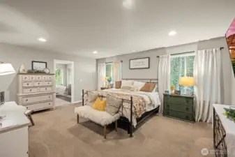 Primary Bedroom with Large Walk In Closet
