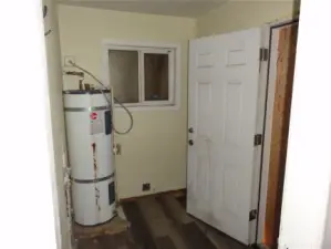 Laundry room/back door.