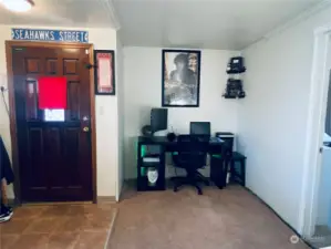 entryway w/area for office