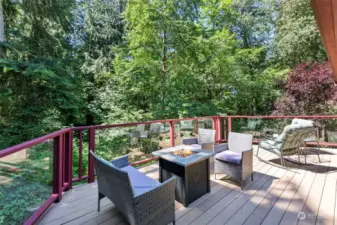Listen to the birds sing and the peaceful creek flow as you enjoy sitting on the large back deck.