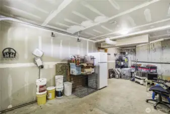 This storage room is off the lower level. Plenty of Storage – Closets and built-in storage throughout. 2nd garage space! One on each floor. Makes for so many great storage spaces.