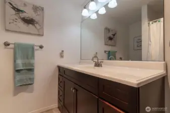 Condo offers a full bathroom in addition to Primary Bath