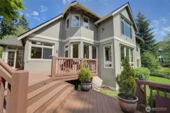 Back yard oasis gives so much space to enjoy
