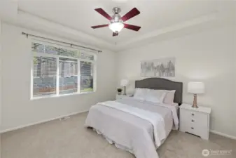 Master bedroom in main floor