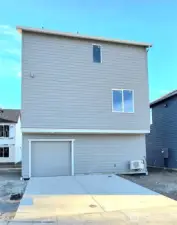 1 car garage with EV Outlet and Remote App Garage Door Opener, 2 car driveway