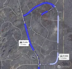 2 ways to the property