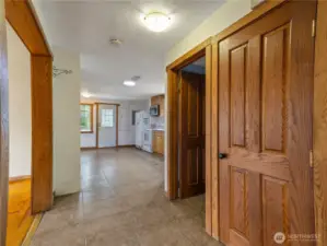 Hall closet and access to downstairs