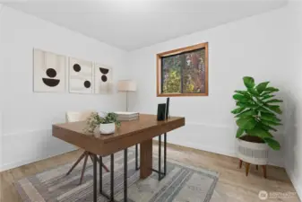 Lower level office   staged photo