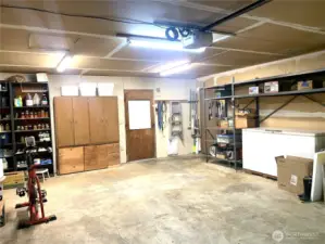 Garage with storage
