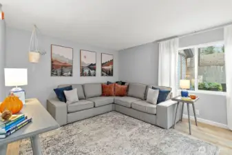 Space perfect for entertaining, relaxing, or hobbies.
