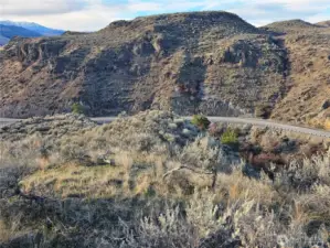 Top looking down to Chesaw Rd. towards the Cascades