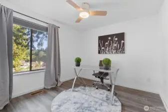 Staged as home office-#2 bedroom