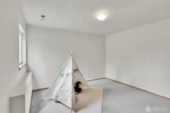 Large fourth Bedroom in daylight basement