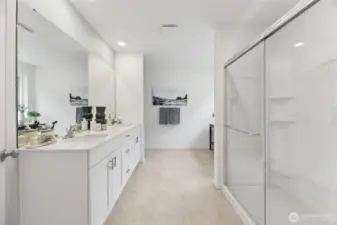 Primary Bathroom - Photos are for representational purposes only, colors, elevation and features may vary.