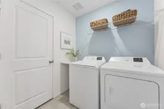 Laundry Room - Photos are for representational purposes only, colors, elevation and features may vary.