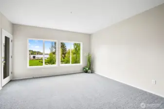 Balcony door to viewing deck off primary suite