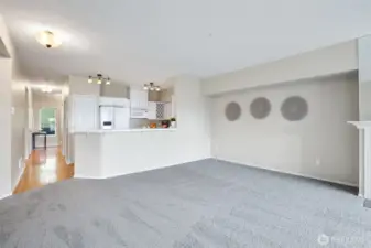 Dining and kitchen view