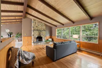 Living Room w/ Fireplace
