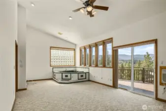 Master Bedroom is Wired for Sauna