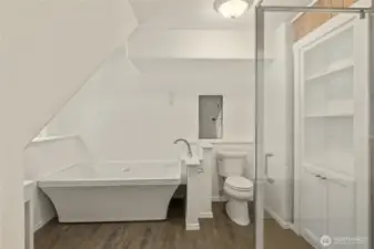 Daylight Basement has a Bedroom and Bath