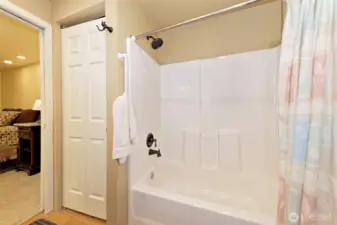 Primary bathroom tub