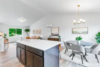 Photographs are for illustrative purposes only. Features, finishes, interior/exterior colors, landscaping and floorplan shown may vary from actual homes built.
