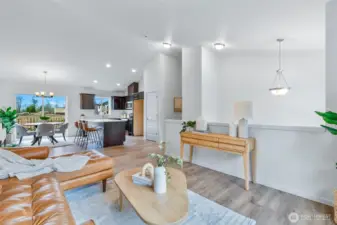 Photographs are for illustrative purposes only. Features, finishes, interior/exterior colors, landscaping and floorplan shown may vary from actual homes built.