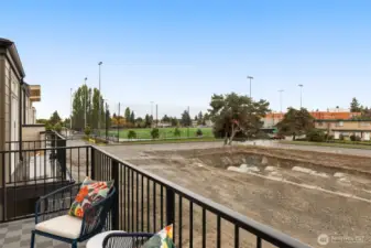Photos of model home with similar finishes & floor plan. Balcony access for fresh air breaks, morning coffee, or quiet evenings under the stars.
