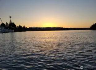 Beautiful sunsets and moonlight on the water is only part of the beauty.
