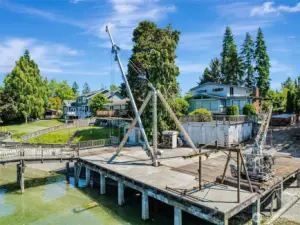 Extraordinary, historic, iconic home with industrial dock.