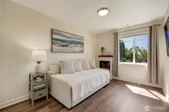 Lower level bedroom.