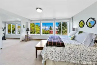 Primary bedroom with attached on suite