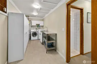 Huge lower level combo utility/storage room