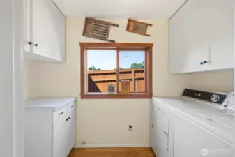 Lots of storage & folding table!
