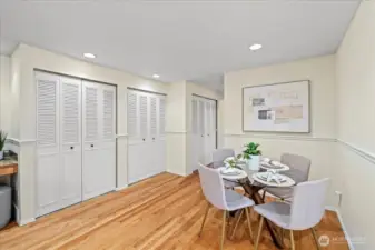 Kitchen breakfast nook and double pantry's make this the kitchen you have been wanting